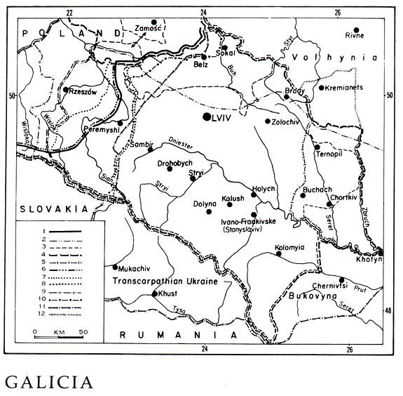 Image from entry Galicia in the Internet Encyclopedia of Ukraine