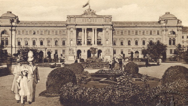 Image -- The Galician Diet building (later Lviv University).