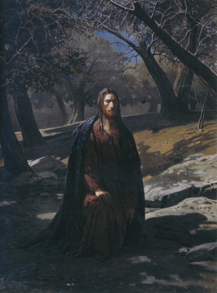 Image - Mykola Ge: In Garden of Gethsemane (1871).