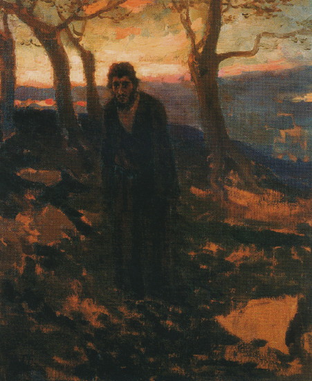 Image - Mykola Ge: Judas (1888).