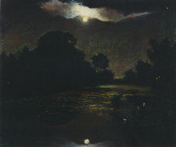 Image - Mykola Ge: Moonlit Night in Ivanovskyi khutir (1880s).