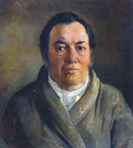 Image - Mykola Ge: Portrait of the Artist's Father, Mykola Ge Sr. (early 1850s).