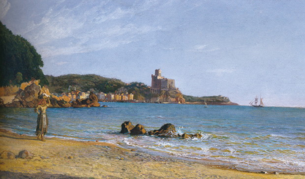 Image -- Mykola Ge: Specia Bay San Terenzo (1867).