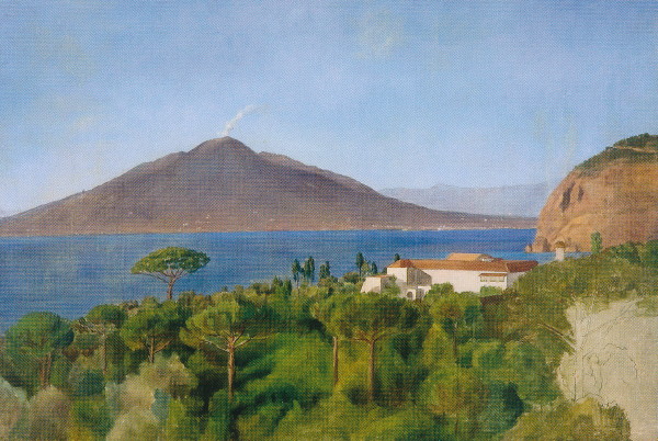 Image -- Mykola Ge: Vico Bay near Naples (1858).