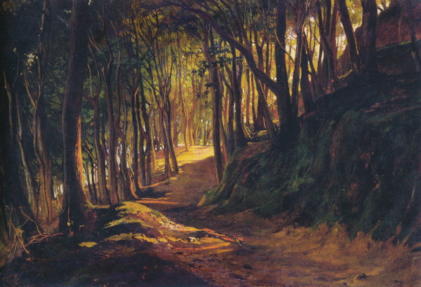 Image - Mykola Ge: Oak Grove at San Torenzo (1867).