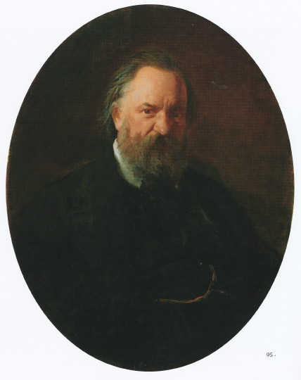 Image - Mykola Ge: Portrait of Aleksandr Herzen (1867). 