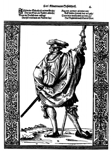Image -- Soltys: German Schultheiss (16th century).