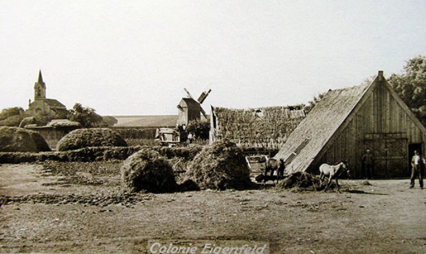 Image -- A German village in Southern Ukraine (late 19th century).