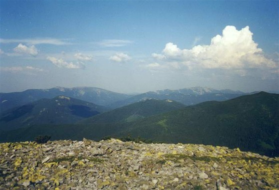Image - Panorama of the Gorgany Mountains from Mount Popadia