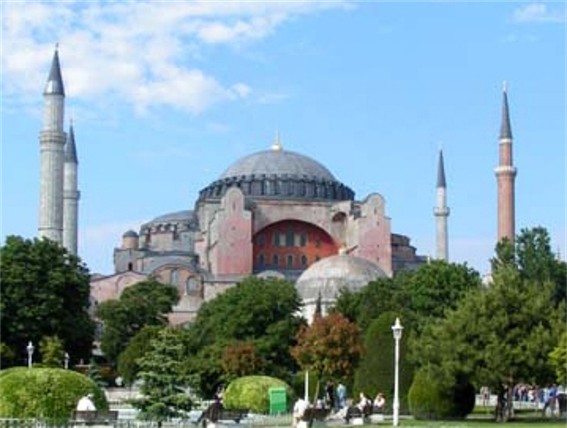 Image -- Hagia Sophia in Istanbul.