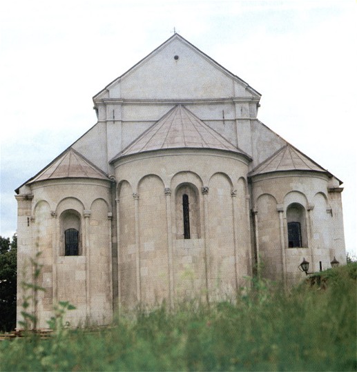 Image -- Saint Panteleimon Church (pre-1200) in the Old Halych National Reserve.