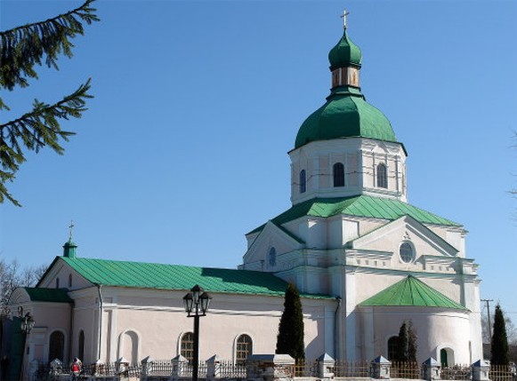 Image -- Hlukhiv: the Transfiguration Church (1765).