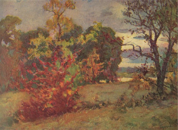 Image - Mykola Hlushchenko: Autumn Day (1959).