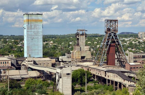 Image - A coal mine in Horlivka. 