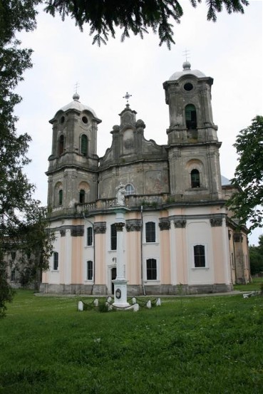 Image - The Dormition Roman Catholic church in Horodenka, built by Bernard Meretyn (1763).