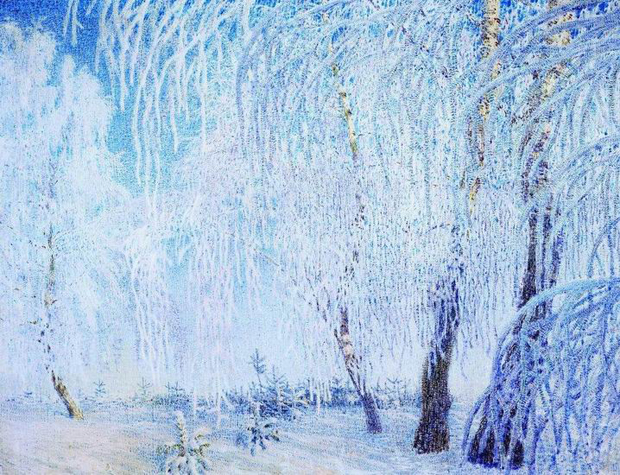Image - Ihor Hrabar: Frost (1905).