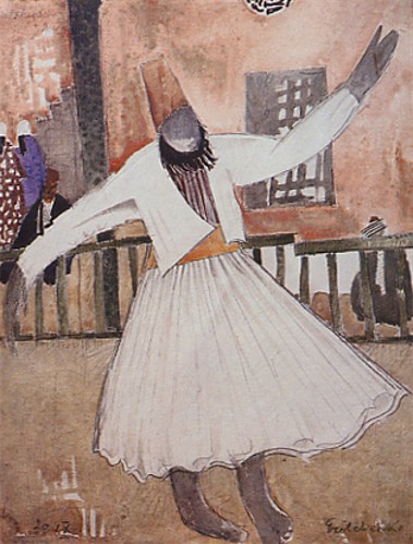 Oleksa Hryshchenko: Dancing Dervish (1920).