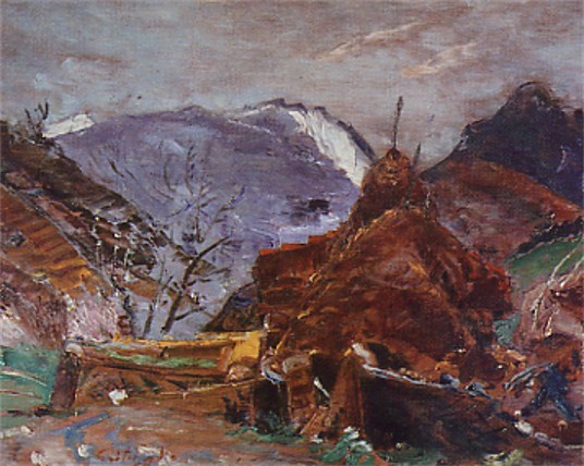 Image -- Oleksa Hryshchenko: Hyricks, Pyrenees (1959).