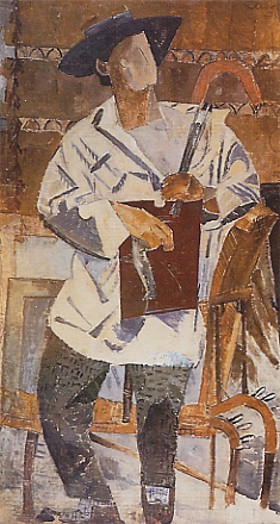 Image -- Oleksa Hryshchenko: Portrait of an Artist (1923).