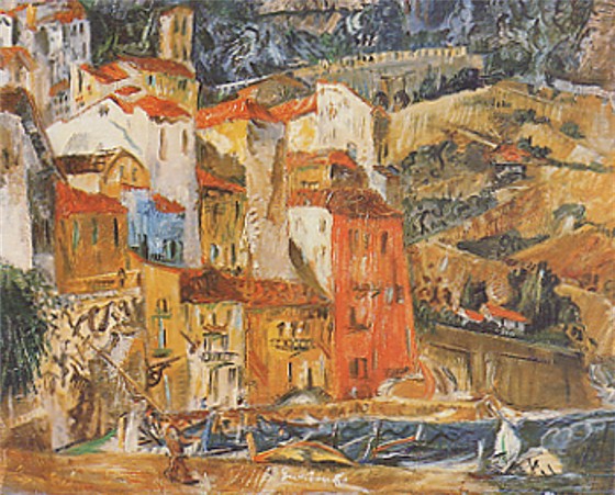 Oleksa Hryshchenko: Toulon (1925).