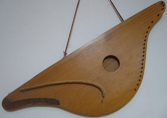 Image -- Traditional husli instrument.