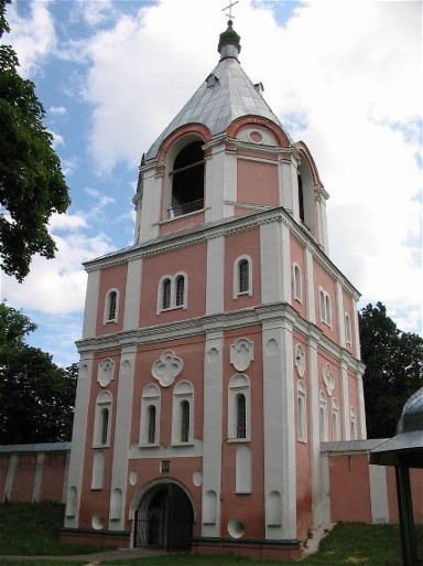 Image - Saint Nicholas's Church at the gate of the Hustynia Trinity Monastery.