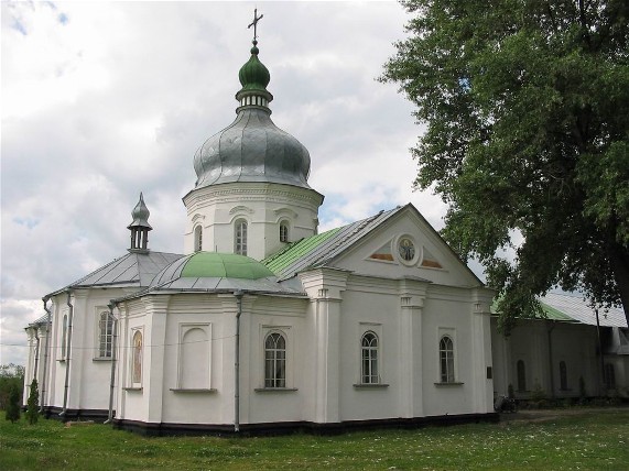 Image - The Dormition Church of the Hustynia Trinity Monastery built by Hetman Ivan Mazepa.