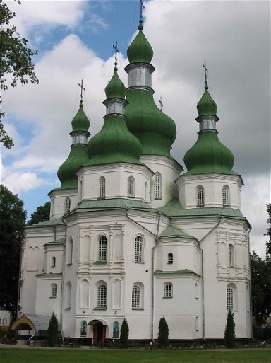 Image -- The Trinity Church of the Hustynia Trinity Monastery.