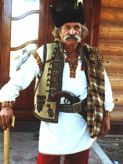 Image - A Hutsul in a traditional dress.
