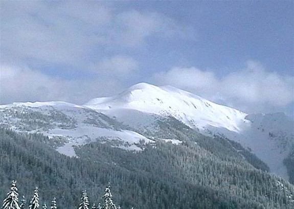 Image -- Mount Pip Ivan in the Hutsul Alps (Carpathians).