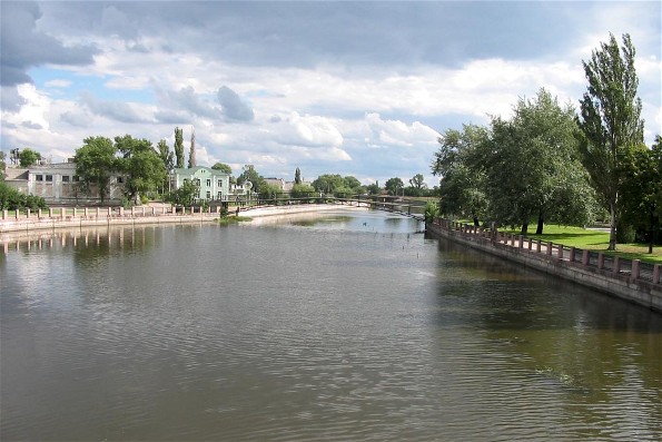 Image - The Inhul River in Kropyvnytskyi. 