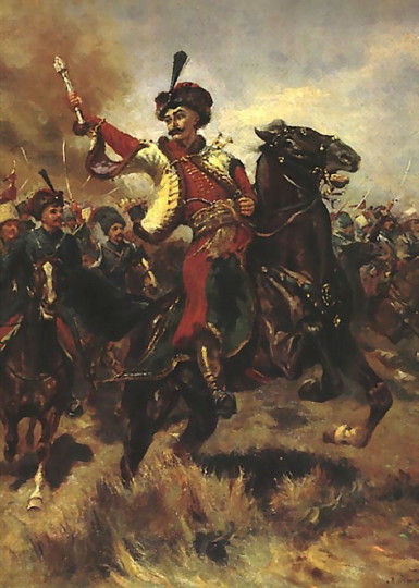 Image - Mykola Ivasiuk: Ivan Bohun during the Battle of Berestechko (1919). 