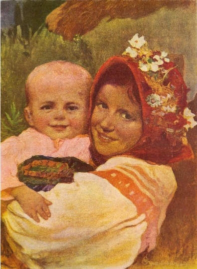Image - Ivan Izhakevych: The Mother is Coming (1926).