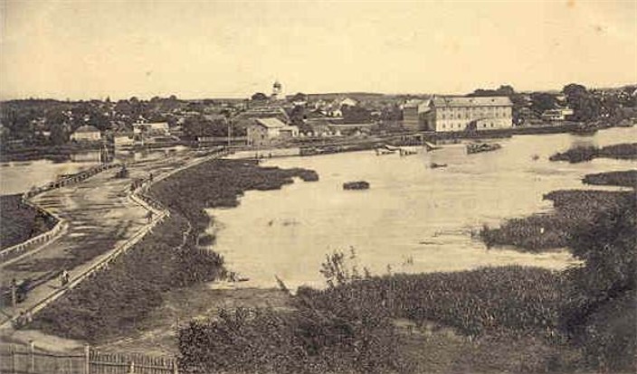Image - Panorama of Iziaslav (Zaslav) in 1913.