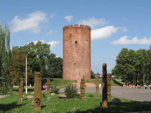 Image - Kamianets tower in the Berestia land, built by Prince Volodymyr Vasylkovych. 