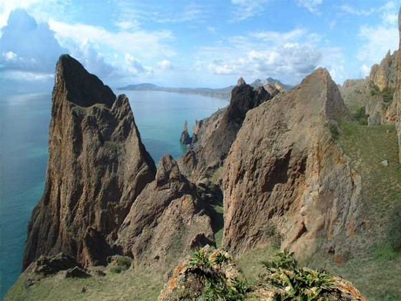 Image -- The Kara-Dag ridge in the Crimean Mountains.