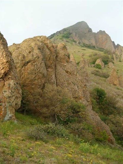 Image -- The Kara-Dag ridge in the Crimean Mountains.