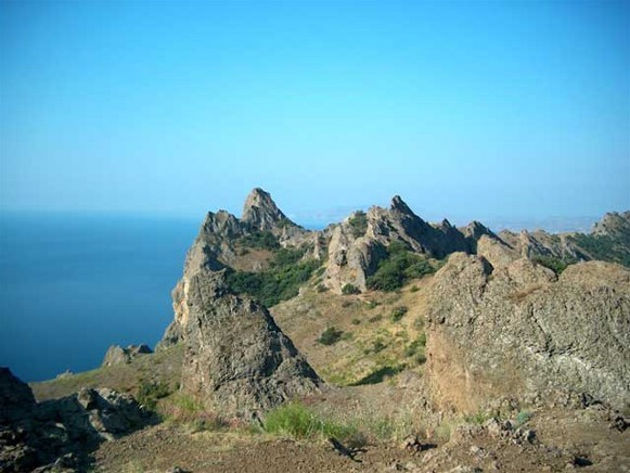 Image -- The Kara-Dag ridge in the Crimean Mountains.