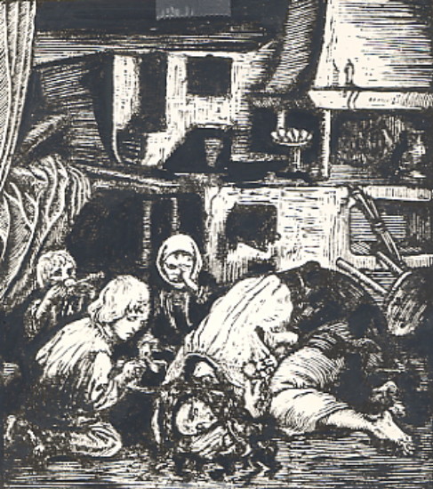 Image -- Vasyl Kasiian: Illustration to Vasyl Stefanyk's story.