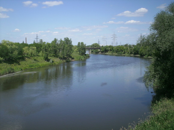 Image -- The Kazennyi Torest River near Sloviansk.