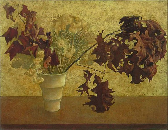 Image -- Petro P. Kholodny: Dry Leaves (1956).