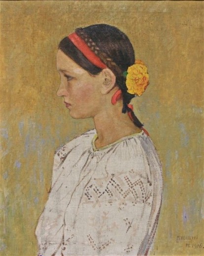 Image - Petro Kholodny: Portrait of a Girl.