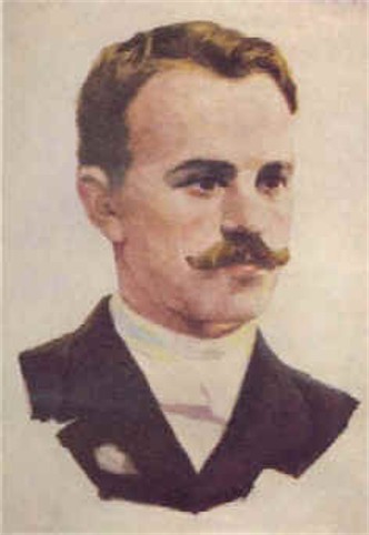 Image -- Hnat Khotkevych (portrait by M Nesterenko).