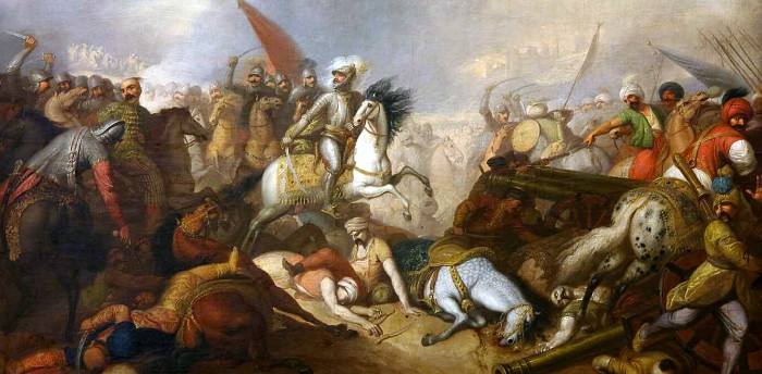 Image - The Battle of Khotyn of 1621 (painting by Franciszek Smuglewicz, 1673).