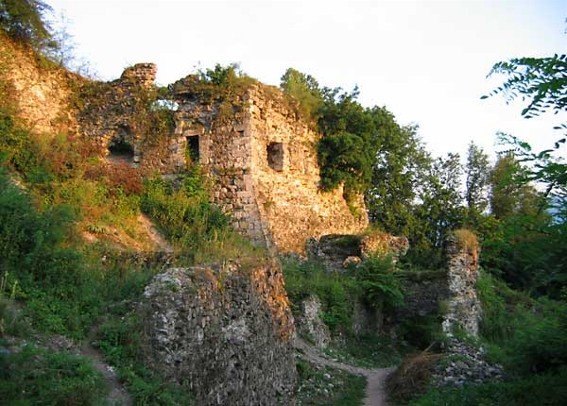 Image -- Khust castle towers.