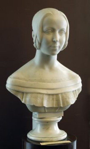 Image -- Kostiantyn Klymchenko: Bust of Sophia Hurko (1840s).