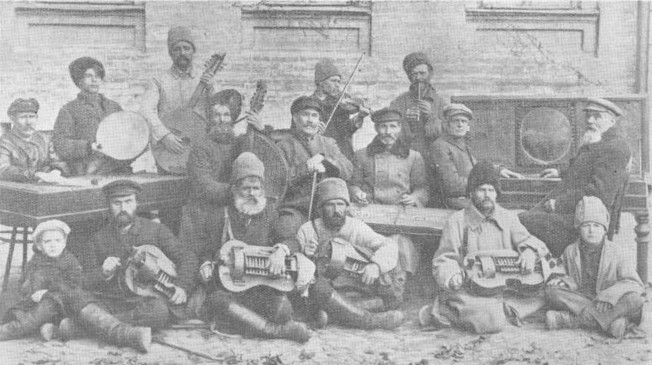 Image - Kobzars' and lirnyks' gathering after a concert in Kyiv (( november 1926).