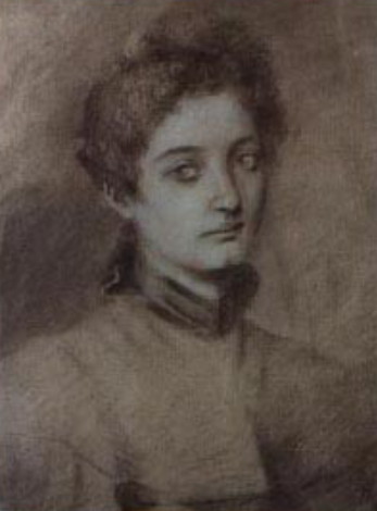 Image -- Avhusta Kokhanovska: Self-portrait.