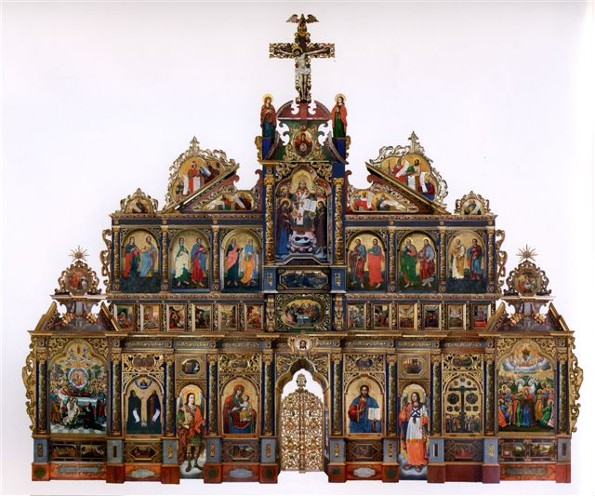 Image - Yov Kondzelevych: The Maniava Hermitage iconostasis (1698-1705).