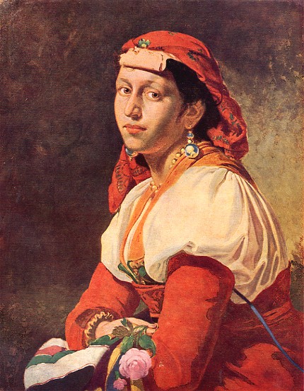 Image - Teofil Kopystynsky: Portrait of a Dalmatian Lady (1872).